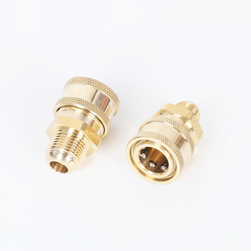 Máquina de limpeza de lavagem de carros de alta pressão cobre 3/8 plugue rápido