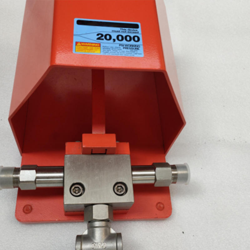 Válvula de pé do tipo de transbordamento de pressão ultra -alta