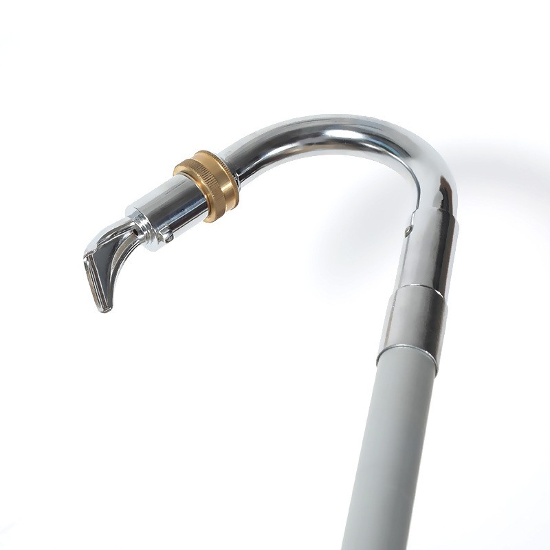 Limpador de calha com pólo telescópico